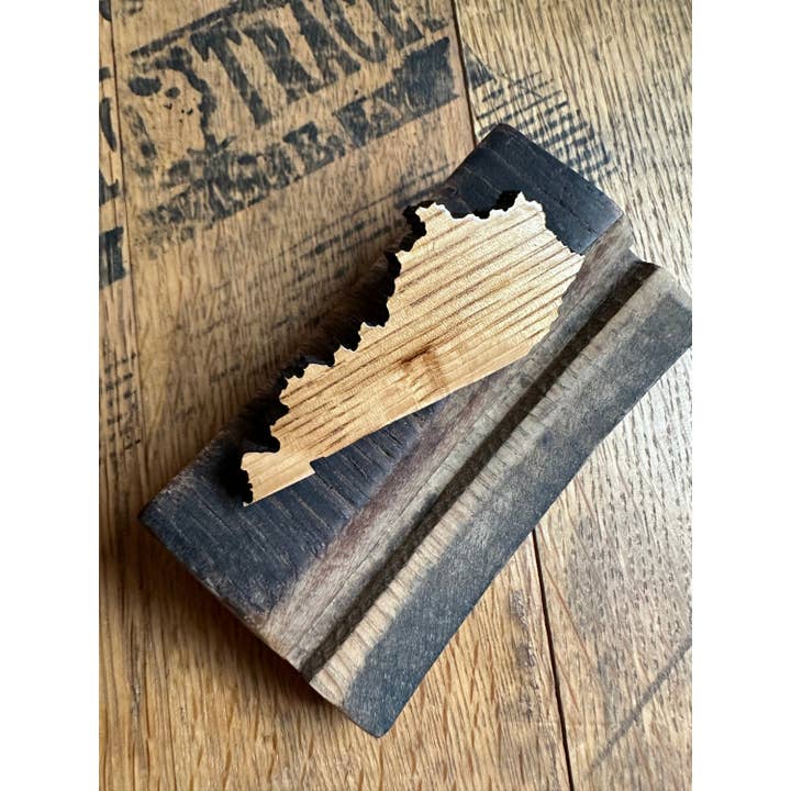 TWWKY - Wholesale Lapel Pin/Button - Kentucky Bourbon Barrel Reclaimed State Lapel Pin