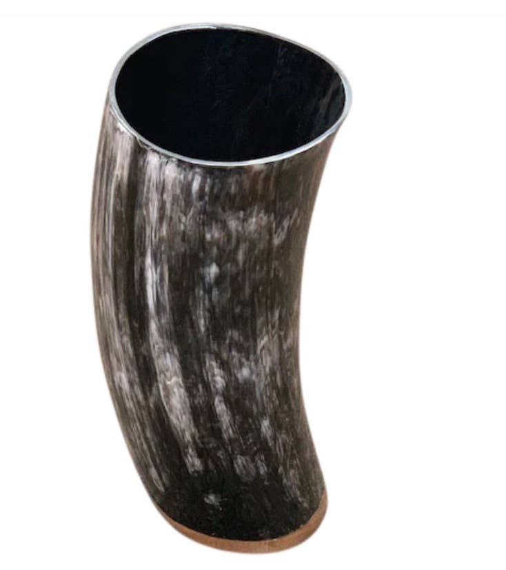 The African Home Goods - Wholesale Vase - ANKOLE HORN VASES OR PLANTERS - DARK2