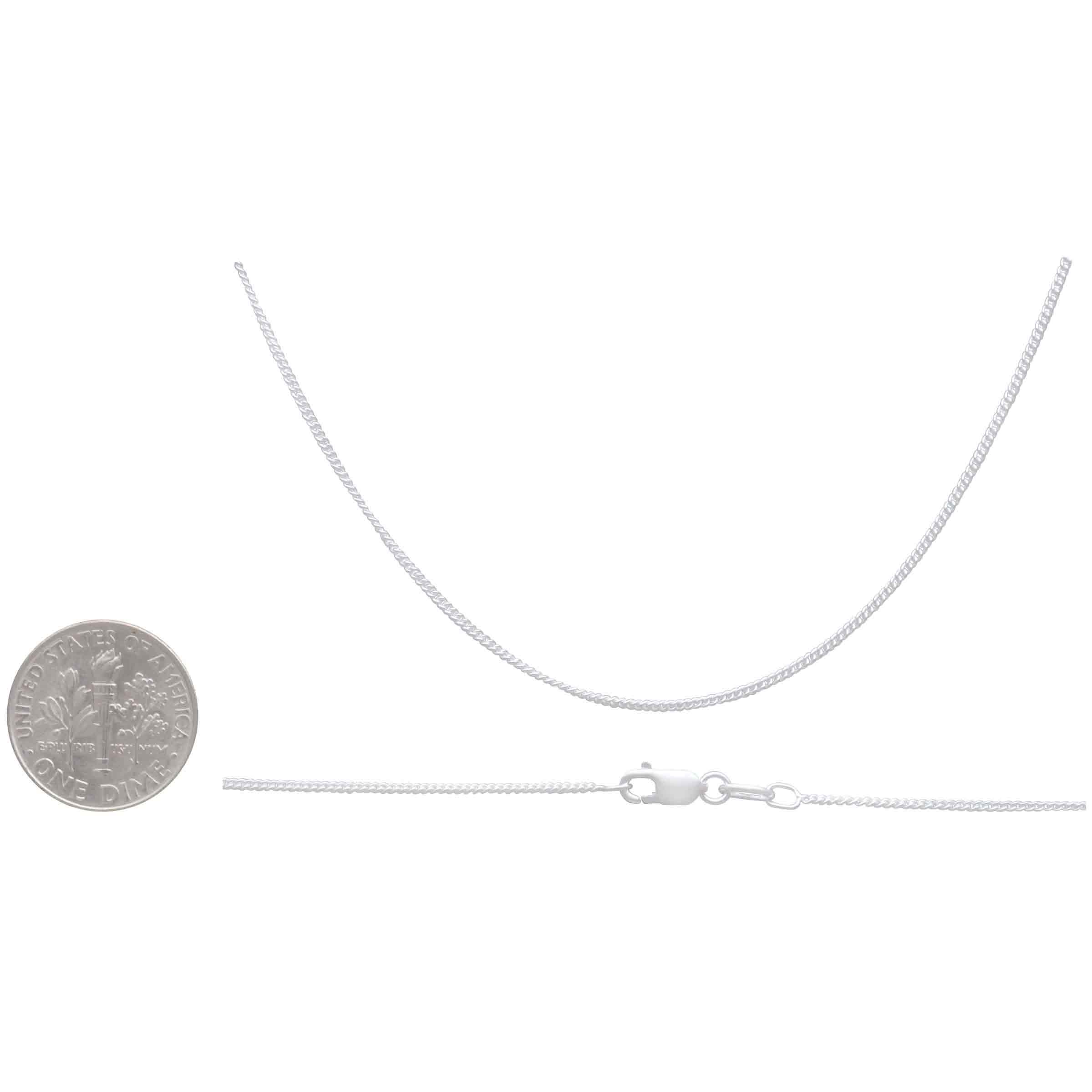 Nina Designs - Wholesale Link & Chain Necklace - Sterling Silver Delicate Curb Chain1