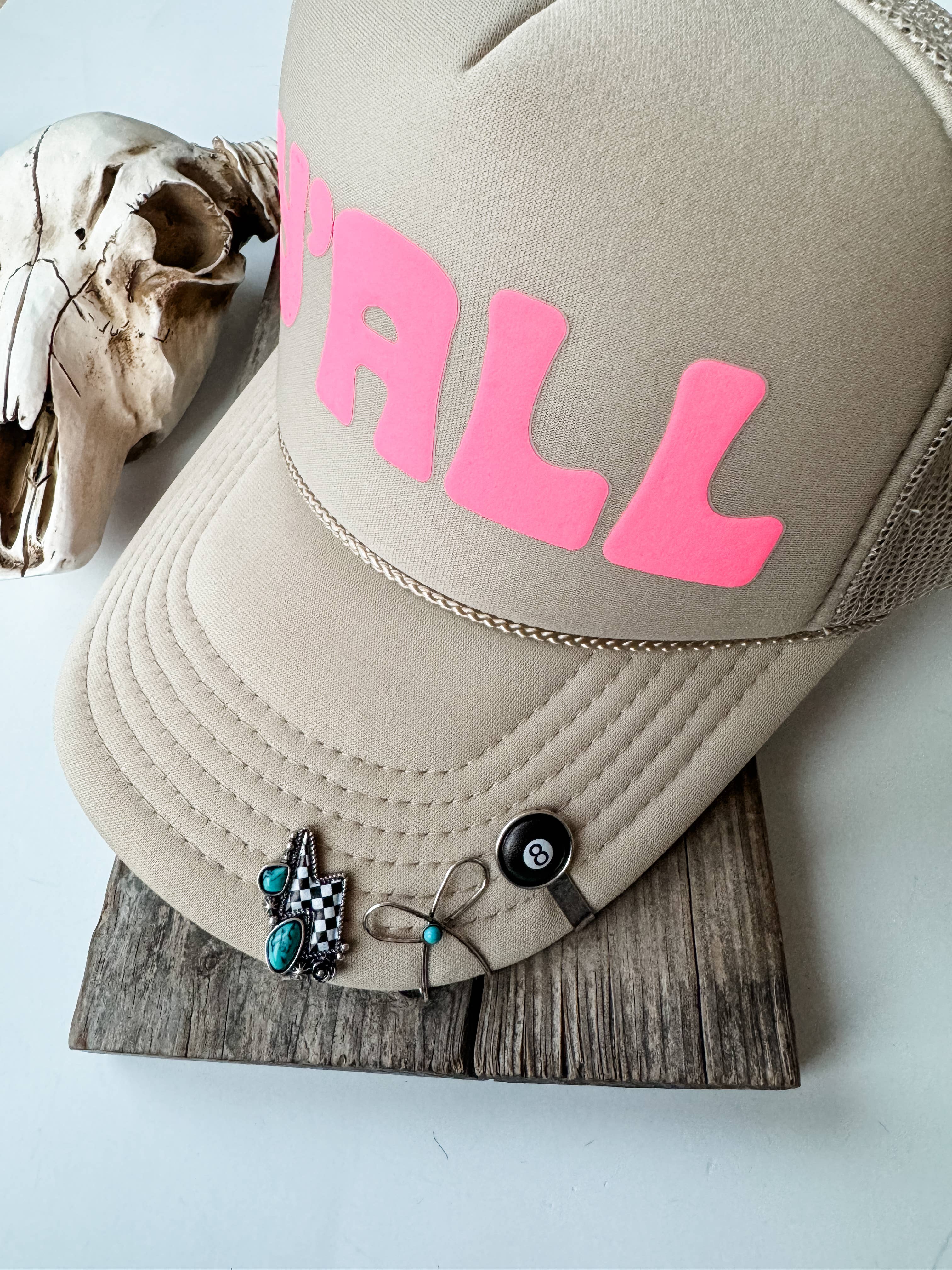 Boho Ranch Shop - Wholesale Hat Accessory - Women's - Western Slip On Hat Charms - Hat clips 3