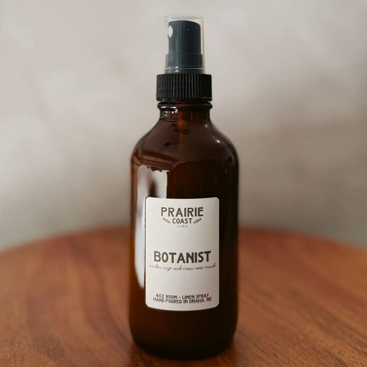 Botanist- Room & Linen Spray (4oz) for wholesale by Prairie Coast Candle Co.