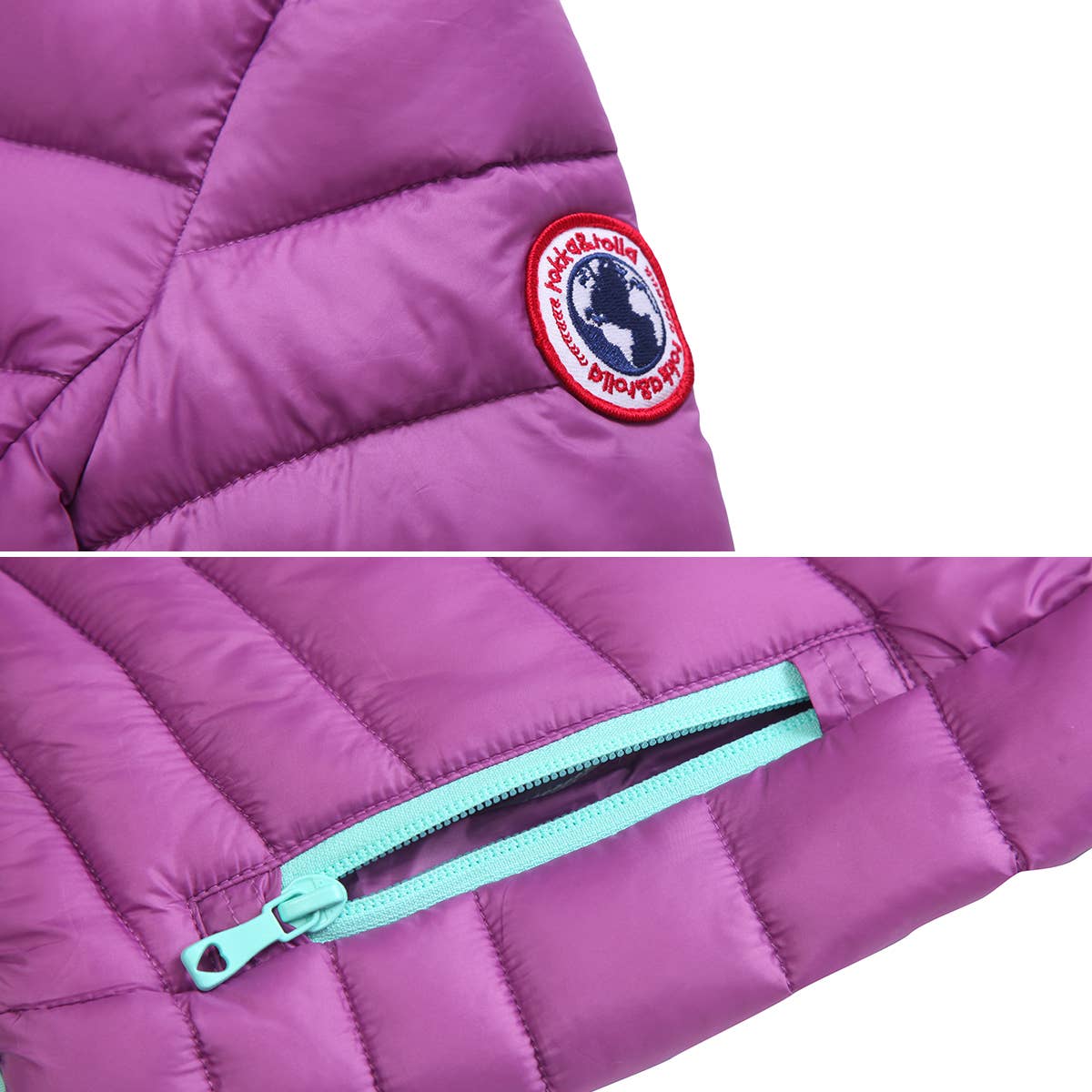 Rokka & Rolla - Wholesale Puffer Jacket - Kids - Girls' Reversible Light Puffer Jacket Coat44