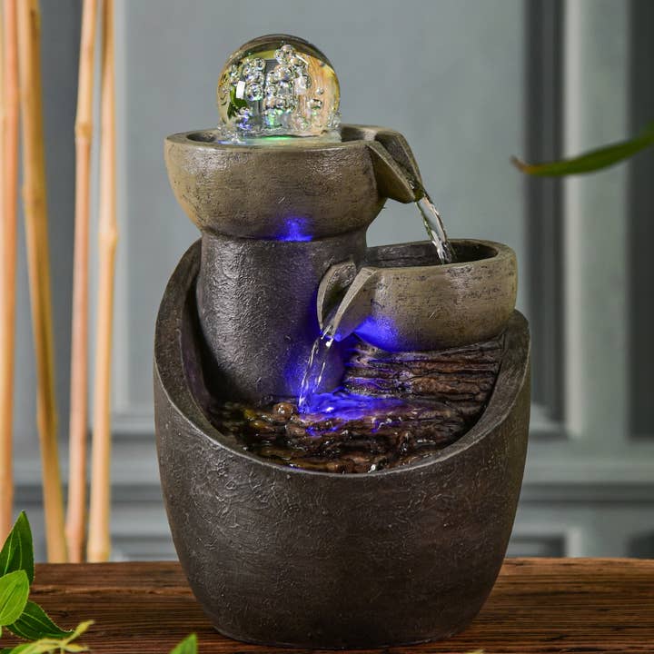 Zen'Arôme - Wholesale Decorative Tabletop Object - Zen Malla Water Fountain - Zen Decoration Gift Idea10