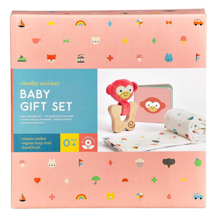 Chronicle Books - Wholesale New Mom Gift Box/Set - Little Monkey Baby Gift Set