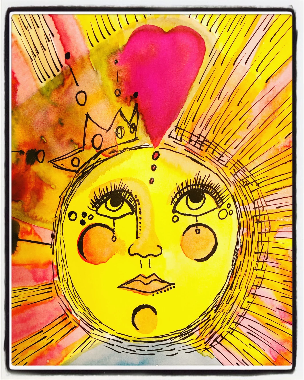 Shop Love Live Give - Wholesale Art Print - Queen of Hearts 2 Velvet Fine Art Print 0