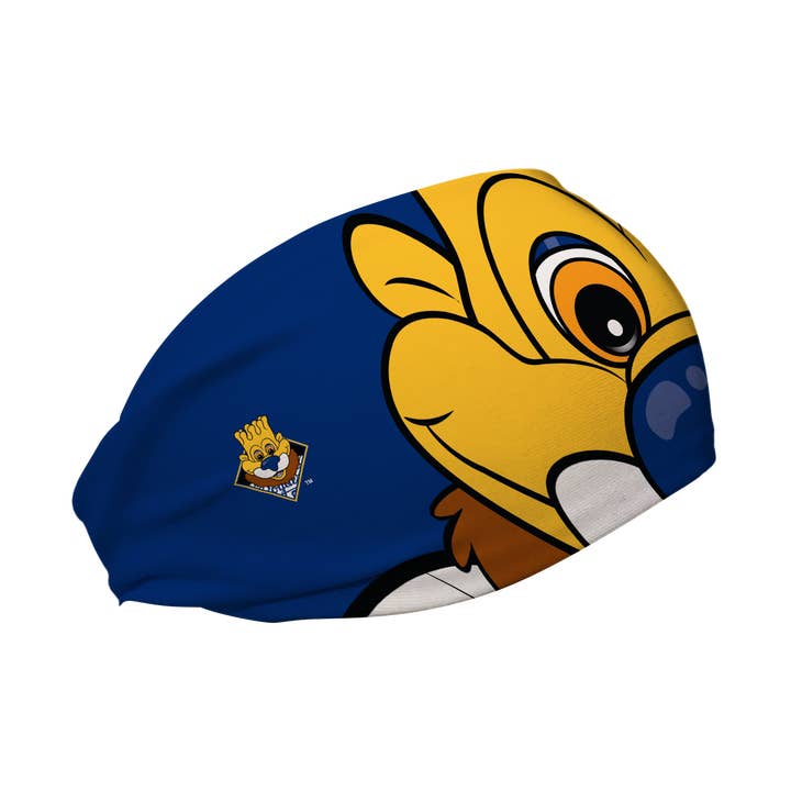 Royals Cooling Headband: Mascot Stare (Sluggerrr) for wholesale by Vertical Athletics