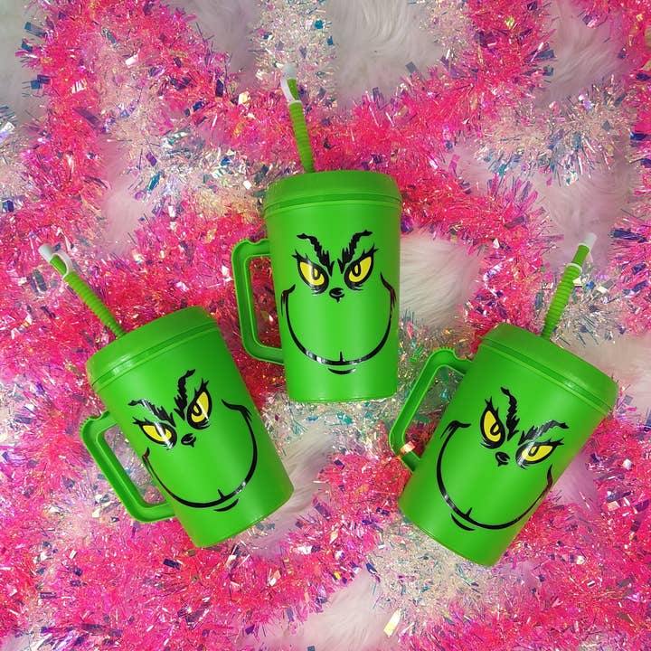 Mean Green Man Smile Mega Trucker Mug 34oz and other Purchase Wholesale 11oz sublimation mugs. Free Returns & Net 60 Terms on Faire trending on Faire.