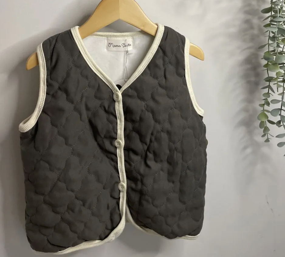 Mama Siesta – wholesale Outerwear Vest - Kids – Baby Body Warmer/Vest/Gilet/Sleeveless Jacket2