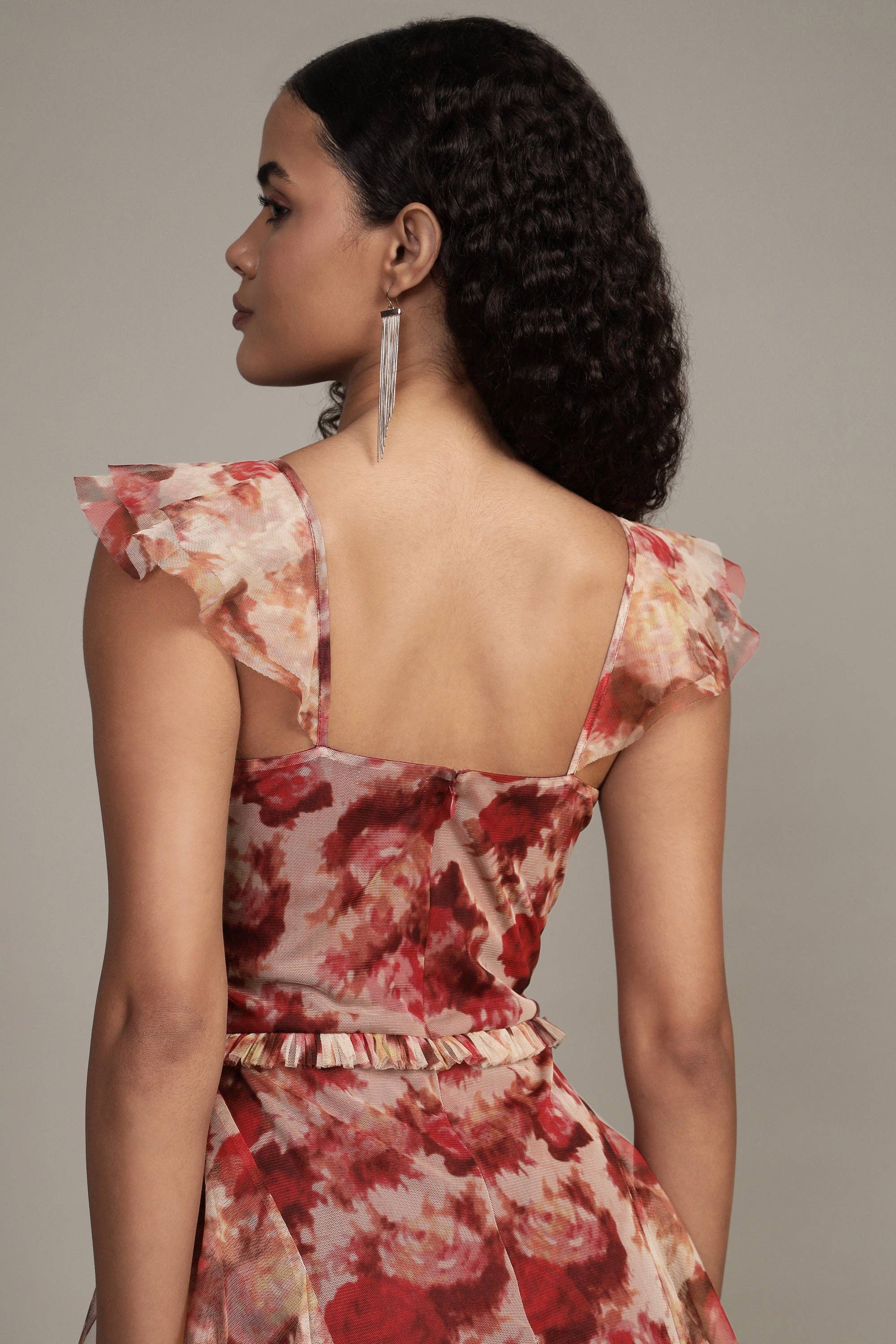 Malin Maxi Dress in Rose Floral for wholesale on Faire4