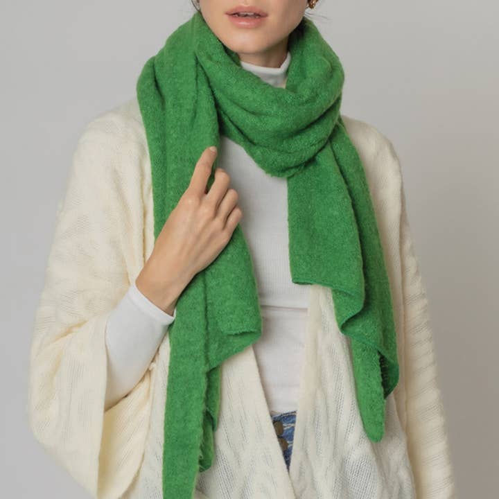 Fashion City - Wholesale Scarf - Women's - Women's Cozy Light Weight Solid Wrap Scarf4