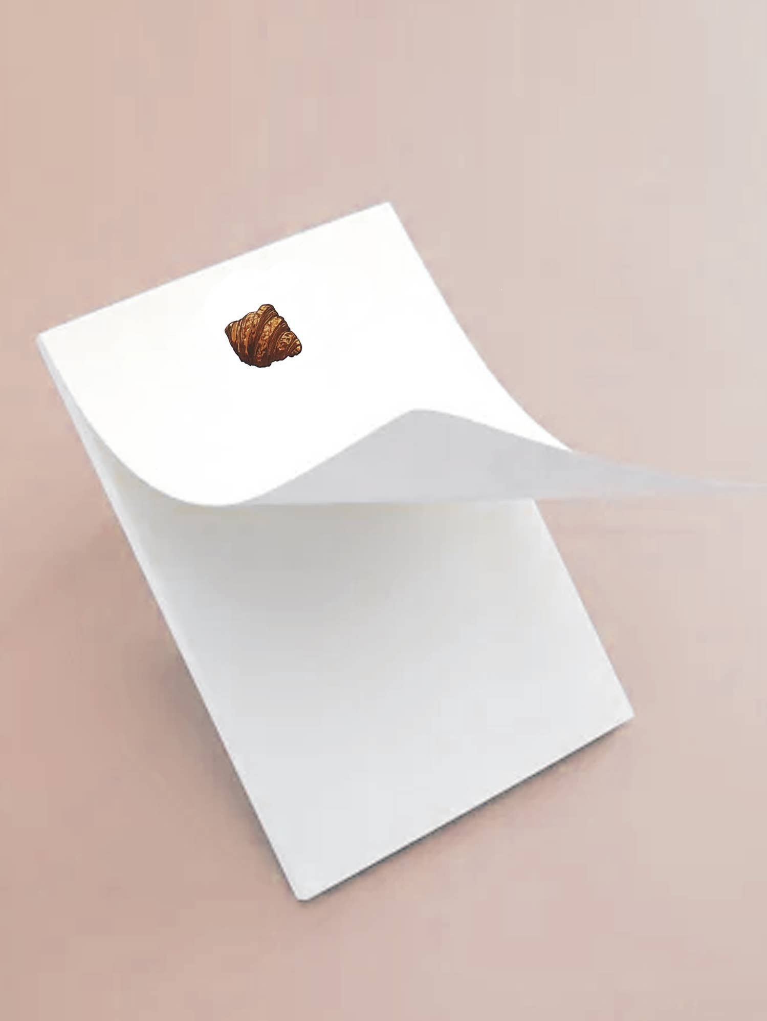 Noted By Copine - Wholesale Notepad - Croissant NotePad3