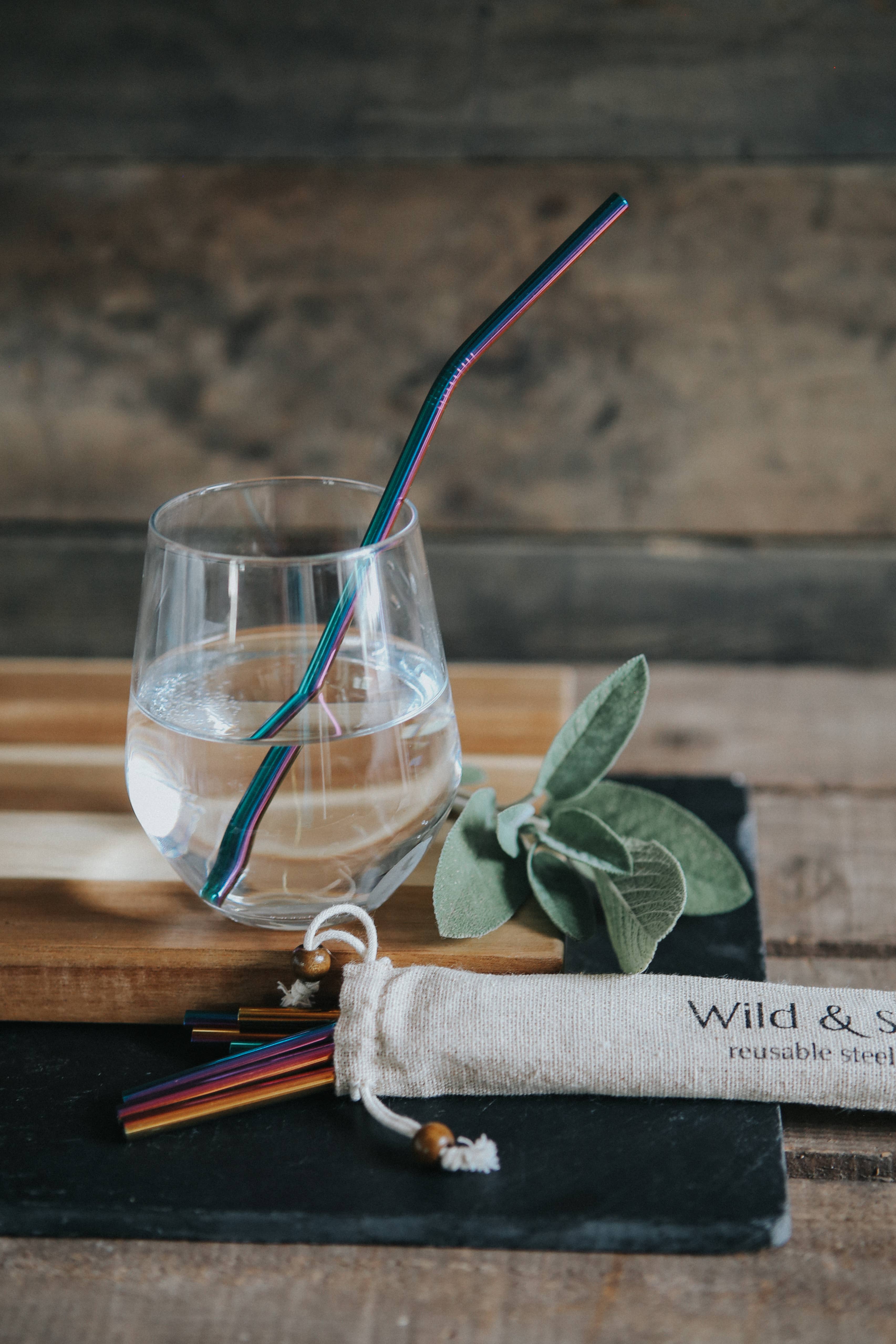 Wild and Stone – Engroshandel Sugerør – Genanvendelige Metal sugerør - rustfrit stål (Rainbow)5