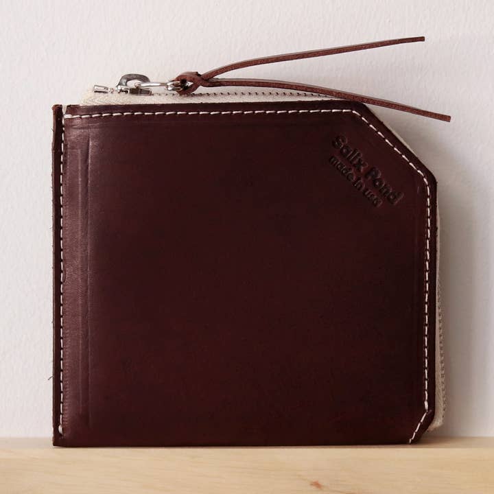 Portefeuille zippé d'angle pour la vente par SALIX POND LLC