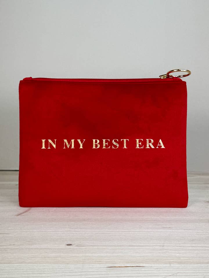 Kosmetiktasche « In my best era » - bolsa versátil y clutch llamativo para venta al por mayor de Herzilein-Wien GmbH