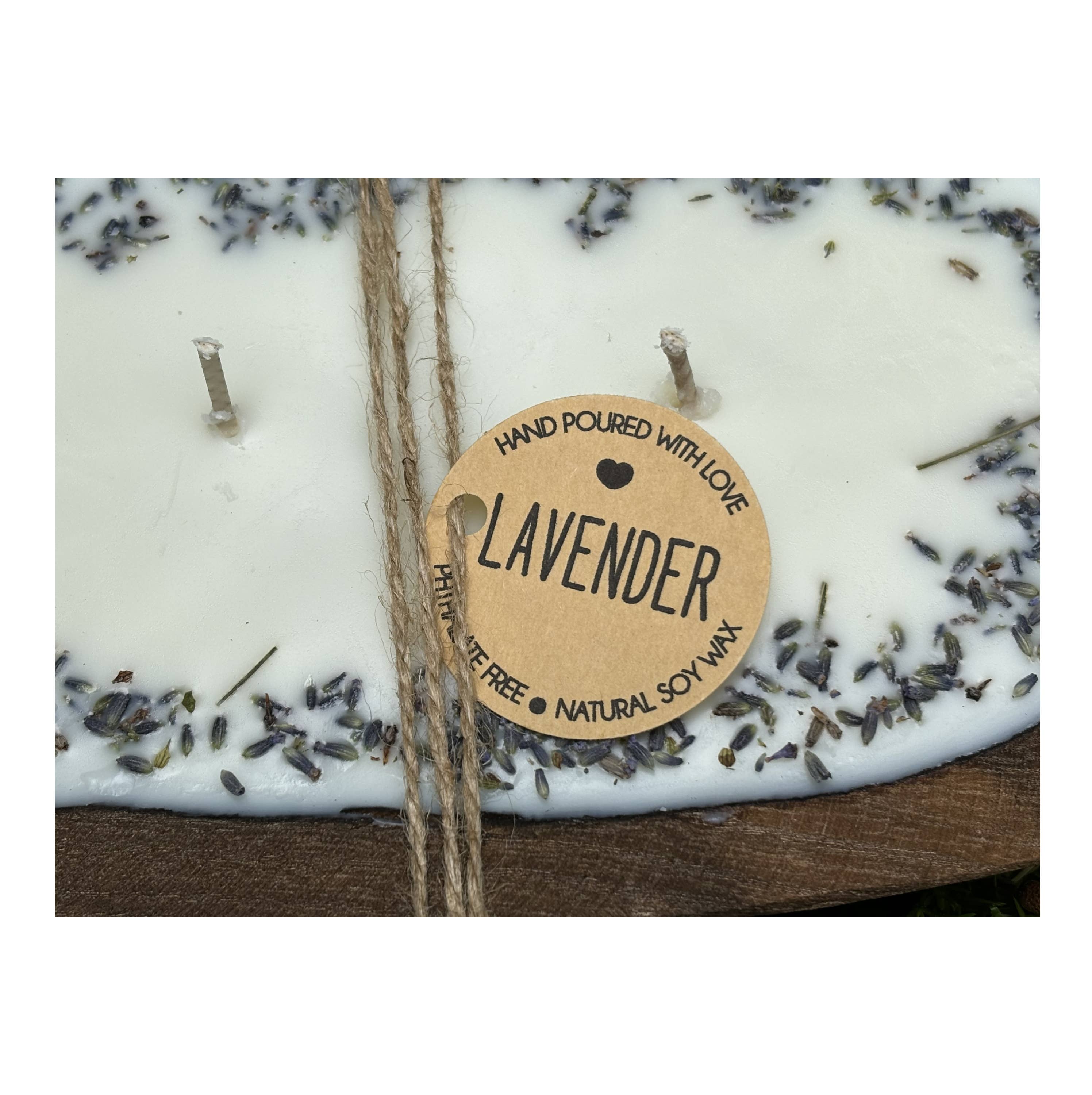 Be The Light Candle Co. - Wholesale Jar/Filled Candle - Lavender Scented Soy Dough Bowl  - Lavender Scented Candle1