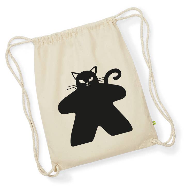 Meeple Cat Gymsac for engroshandel hos Meeplings | Handmade in Berlin
