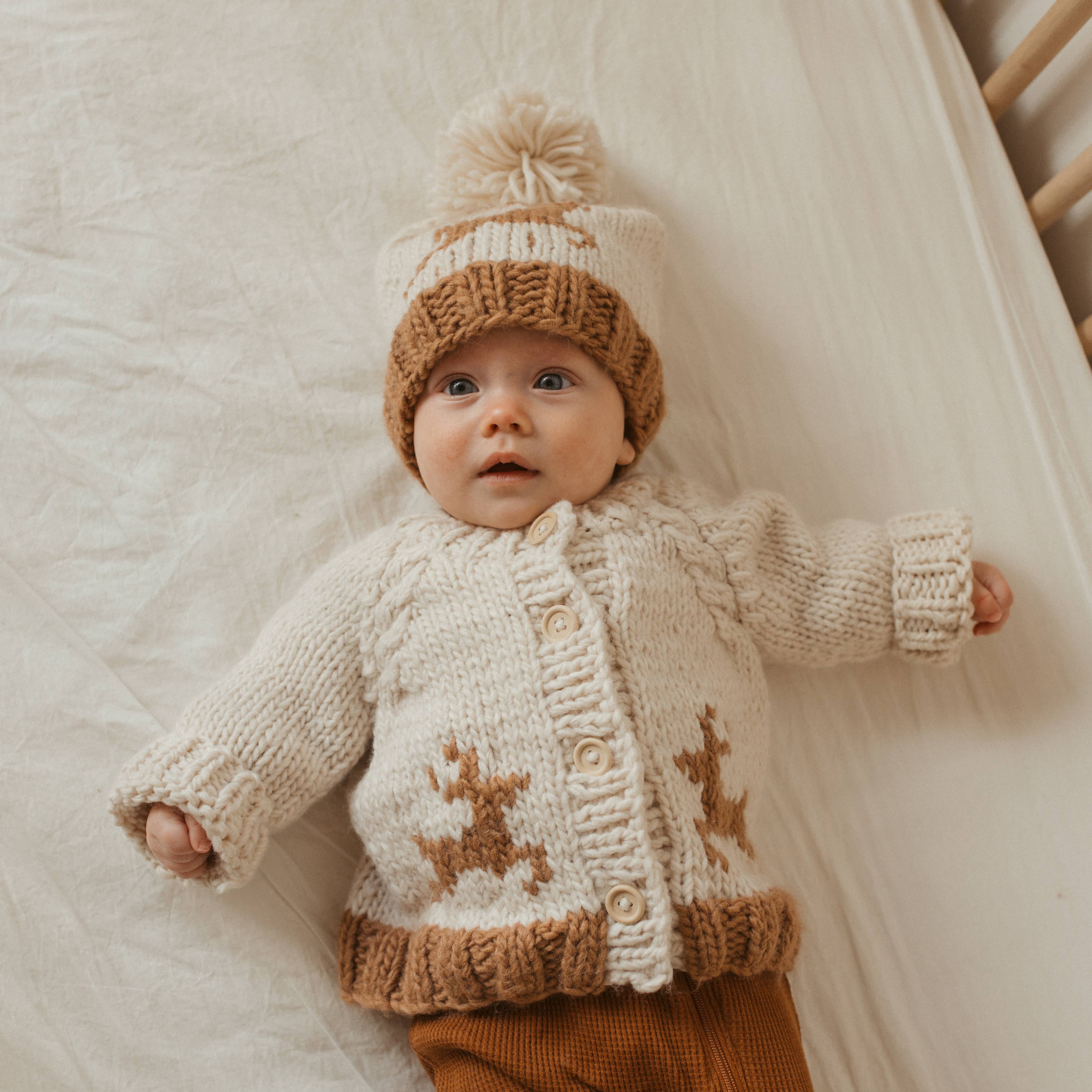 Huggalugs - Wholesale Cardigan - Baby - Oh Deer Cardigan Sweater Baby & Toddler SALE1
