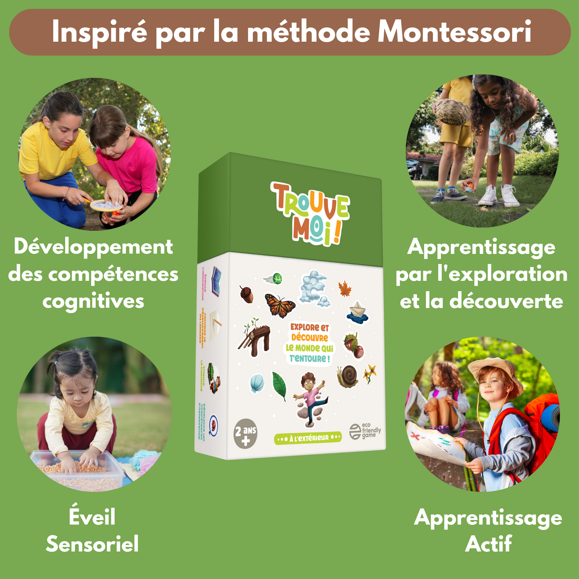 Oh Happy Games - Jeux de société - Wholesale Learning Cards - Kids & Baby - Find Me! The Educational and Fun Card Game Approved by Parents - Outdoors - For Children Aged 2 to 6 Years5