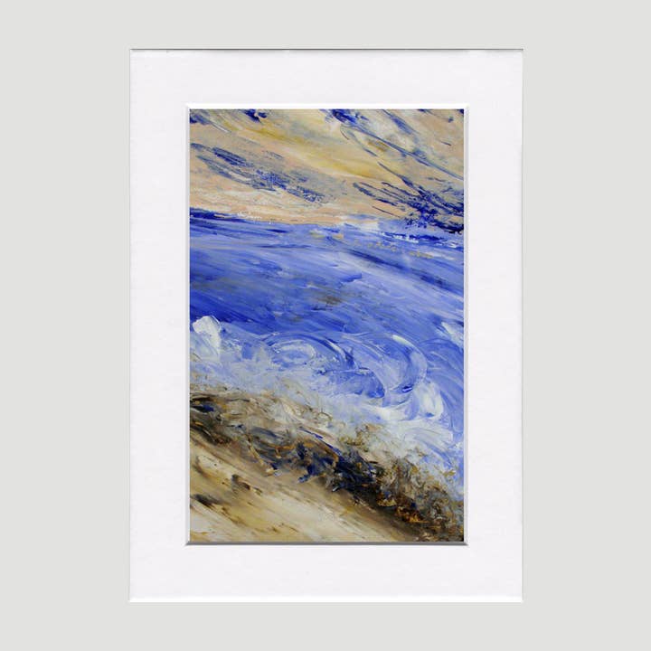 Fine Art For Small Spaces - Wholesale Art Print - Lake Erie Shore 3 Waterscape Landscape Nature Art Mini Print2