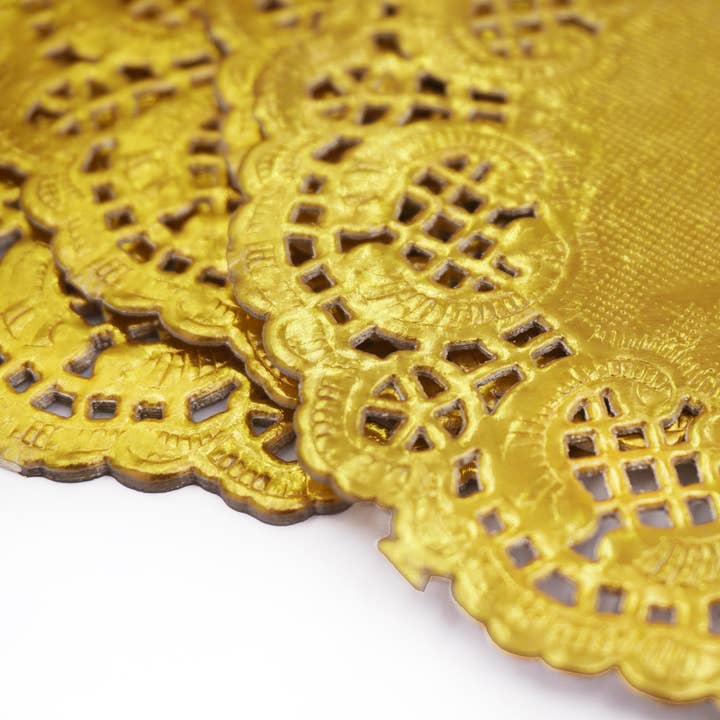 Angels Craft - Wholesale Doily - Metallic Paper Doilies 30-ct (2 colors available)1