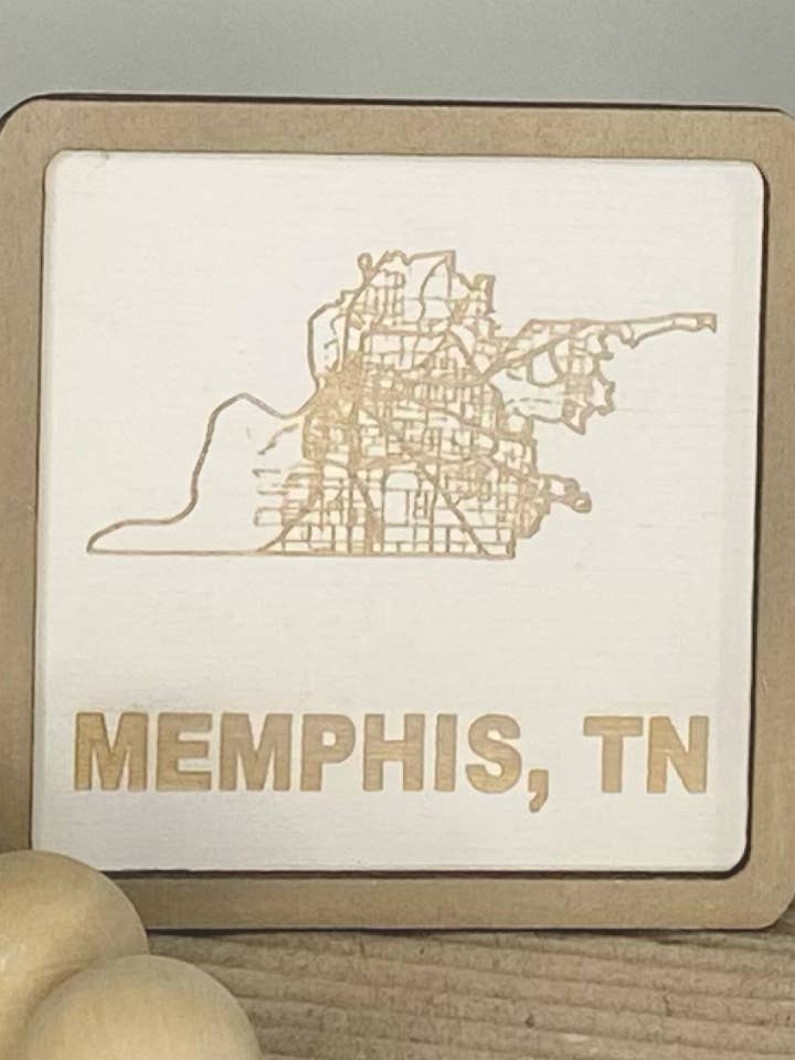 "Any" City Map Magnet - City Map Mini Sign for wholesale by Pine Designs