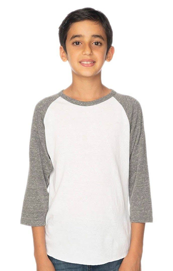 Royal Apparel - Wholesale T-Shirt - Kids - Youth Triblend Raglan Baseball Shirt9