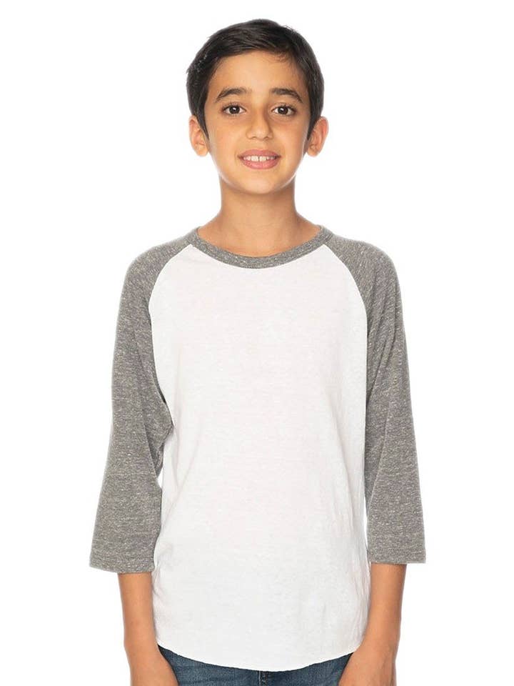 Royal Apparel - Wholesale T-Shirt - Kids - Youth Triblend Raglan Baseball Shirt9