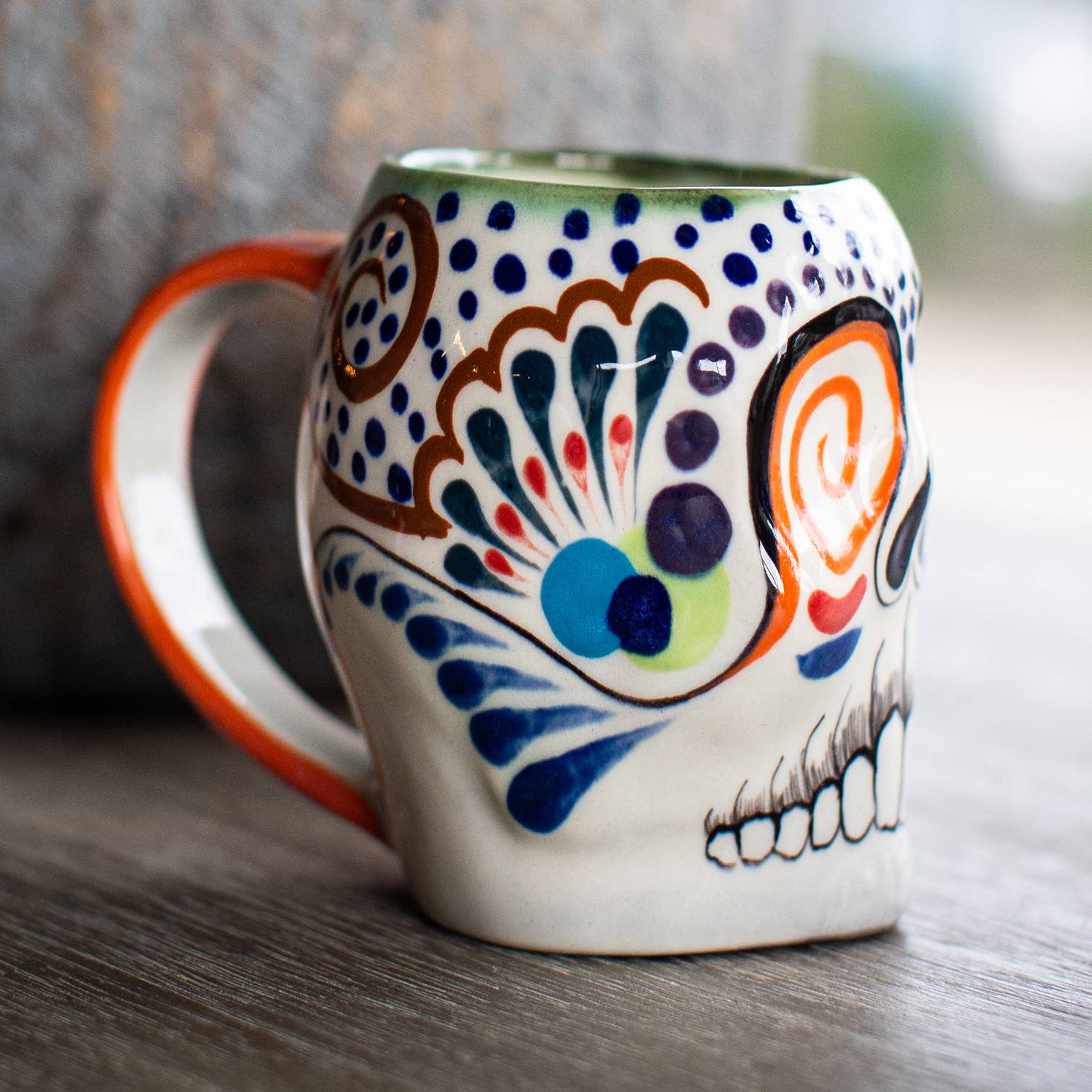 Lucia's Imports - Venta al por mayor Taza - Taza de café calavera de azúcar de comercio justo8