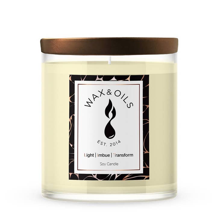 Bougie soja lavande pour la vente par Wax & Oils