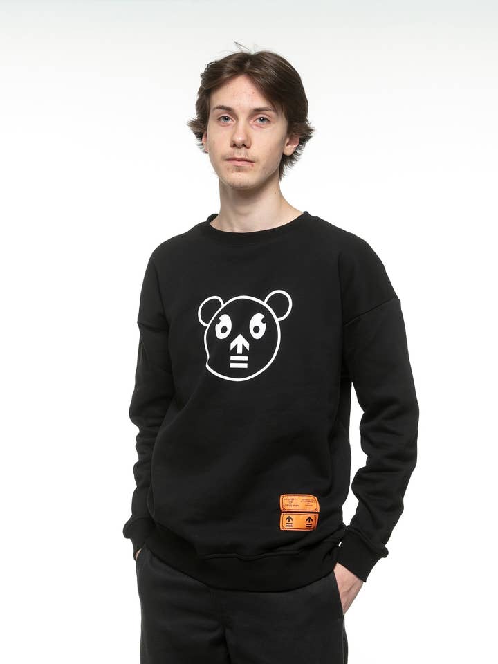Moletom unissex Black Panda por atacado de STRNG WMN