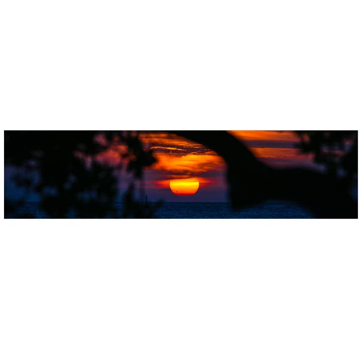 Sunset in Aruba Metal Photographic Bookmark with Tassel for wholesale by Turnmeyers