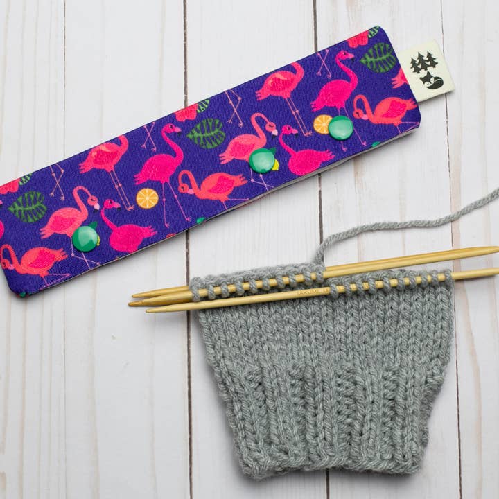 Fox & Pine Stitches - Vente Accessoire de tricot/crochet - Fancy Flamingo | Étui DPN2