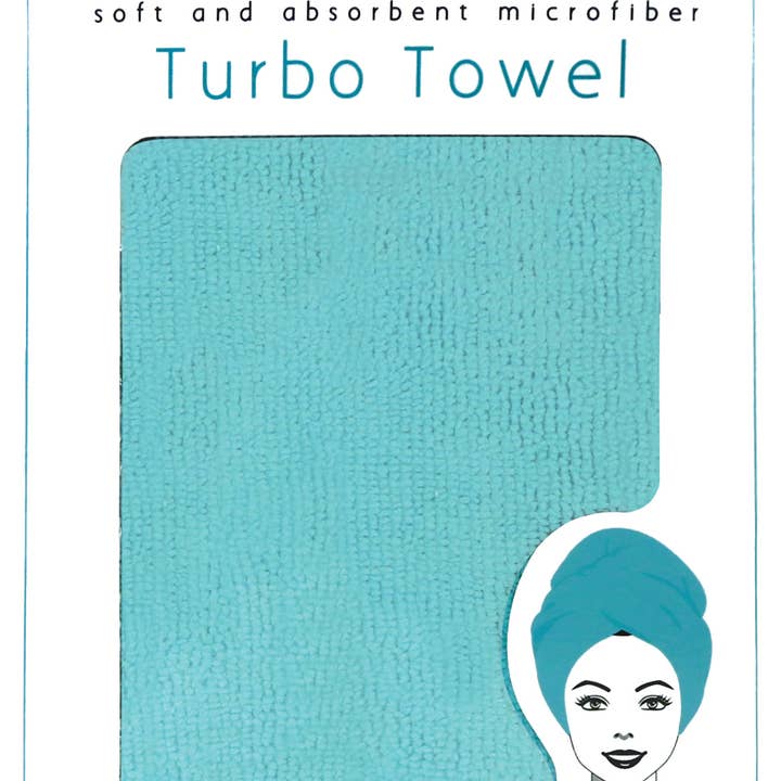 DM Merchandising - Wholesale Hair Towel/Wrap - Lemon Lavender Turbo Towel Open Stock