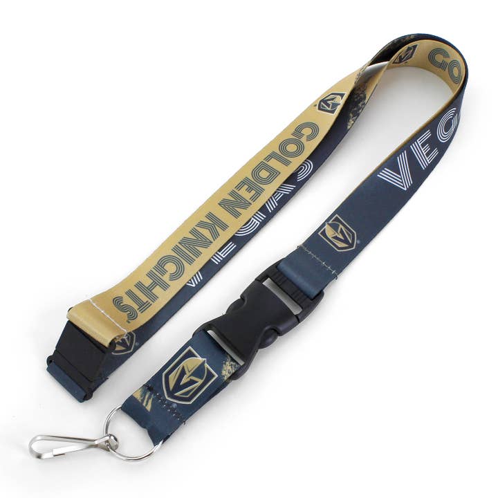 NHL Vegas Golden Knights Crossfade Lanyard for wholesale by Aminco USA
