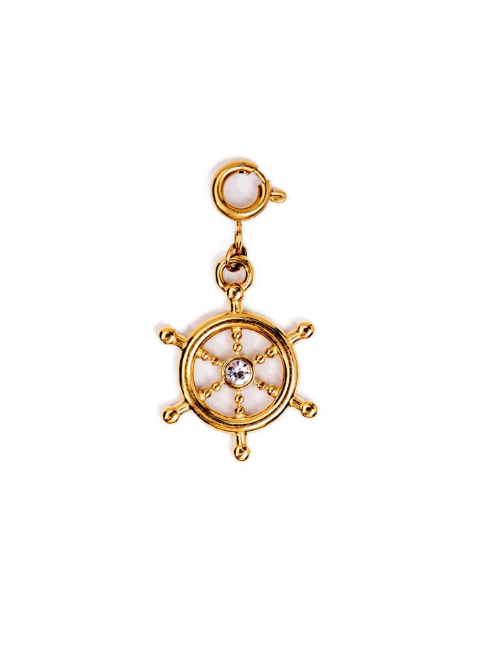 Le Cottage de ma Sœur | Imperméable | Breloque Roue de Navire pour la vente par My Sister's Cottage