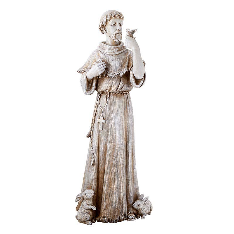 Christian Brands Catholic - Wholesale Decorative Figurine - 24" St Francis Garden Statue0