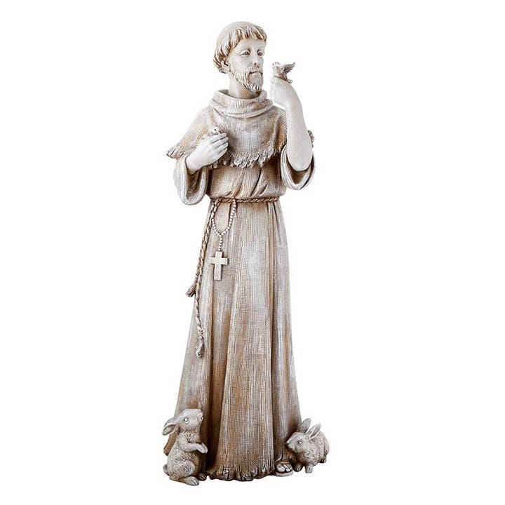 Christian Brands Catholic - Wholesale Decorative Figurine - 24" St Francis Garden Statue