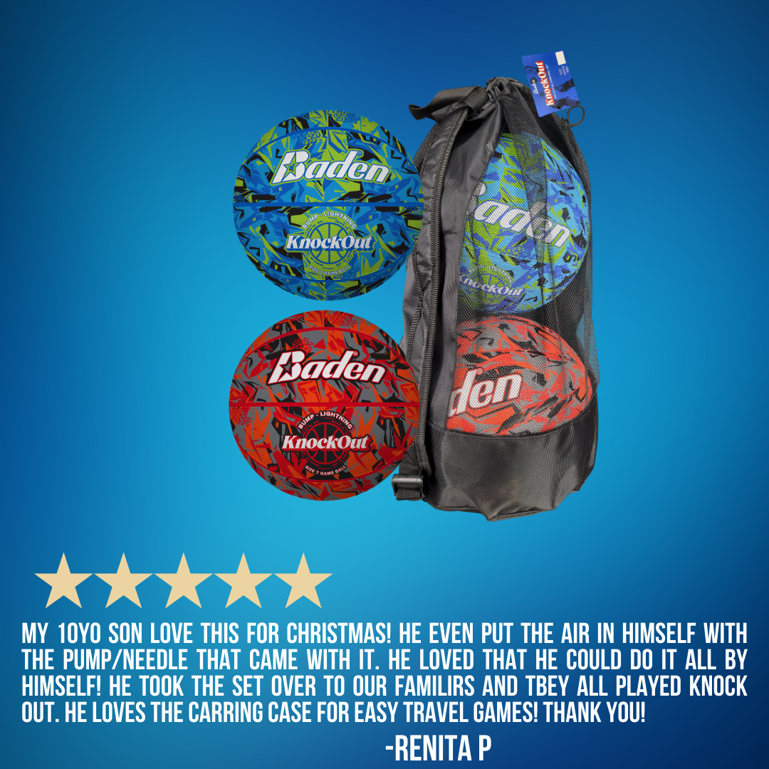 Baden Sports - Wholesale Sporting Accessories - Knockout Game Ball Set(Bump/Lightning)5