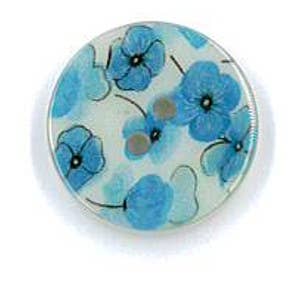 NEMARK - Vendita all'ingrosso Bottone a pressione/da cucire - BOTTONE STAMPA FLOREALE 36L (23mm) 2 FORI6