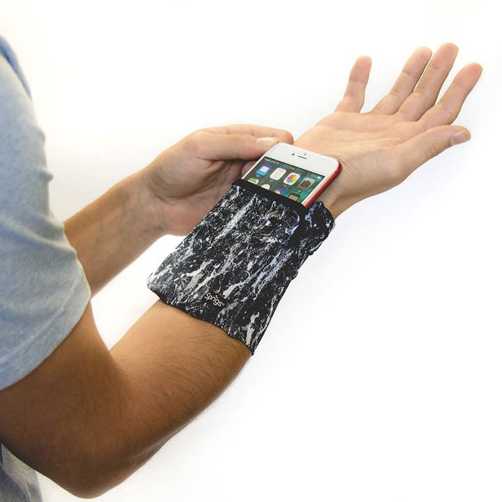 2 Pocket Marble Wrist Wallet for wholesale by Sprigs