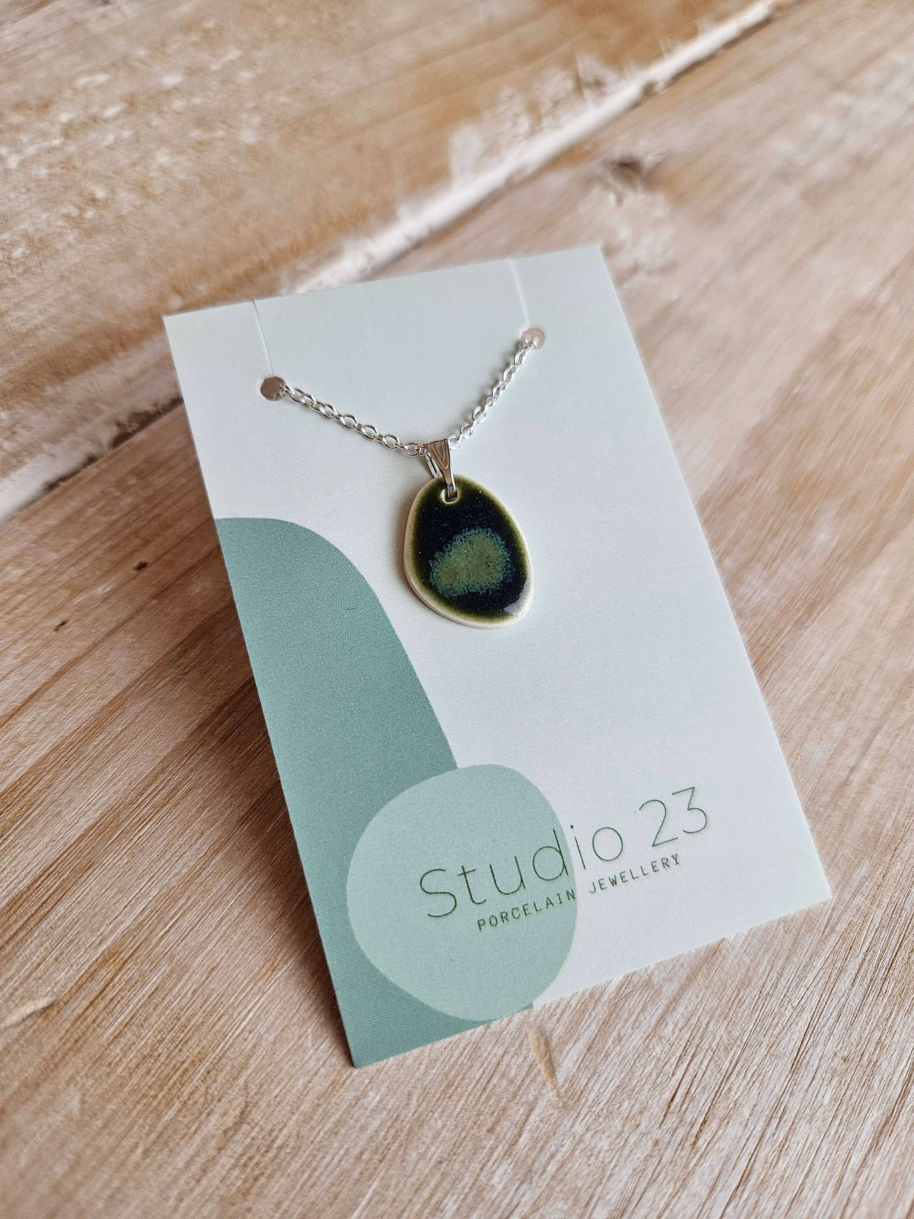 Studio 23 Ceramics – wholesale Pendant/charm necklace – NEW DESIGN Pendant Pebble6