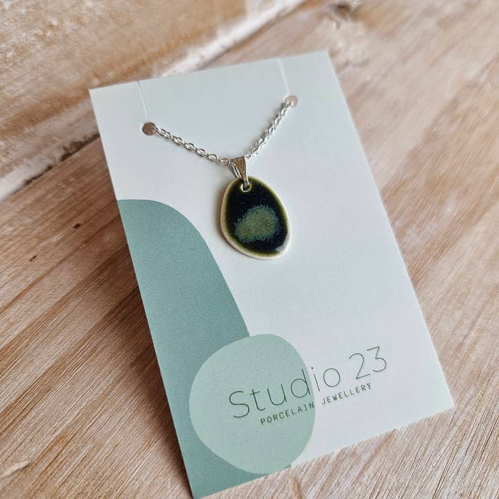 Studio 23 Ceramics – wholesale Pendant/charm necklace – NEW DESIGN Pendant Pebble6