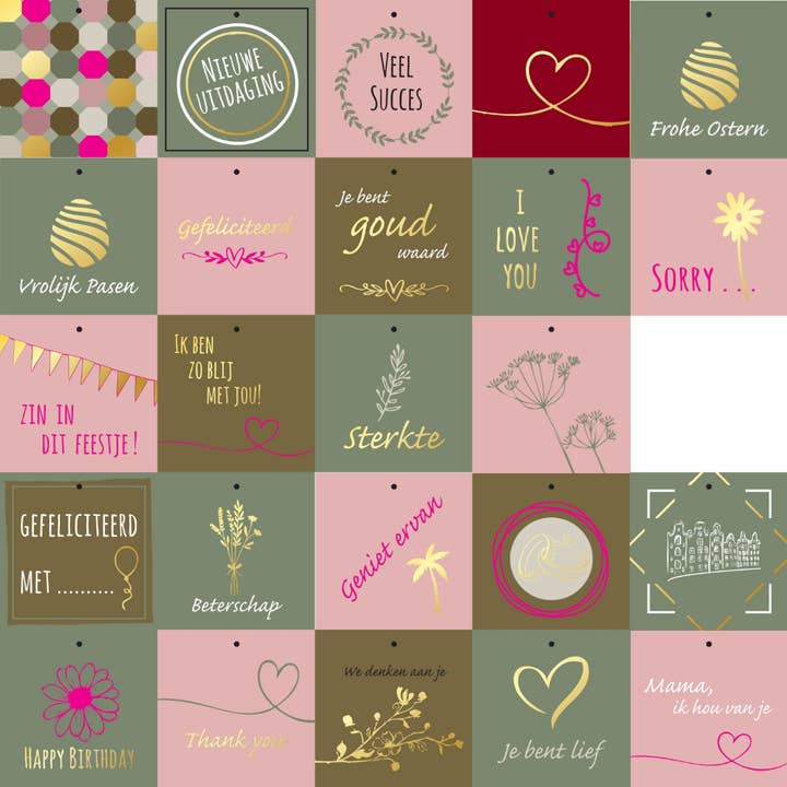 Mini Art Products – postal de agradecimento por atacado – Cartão de presente – Obrigado – 20 Unidades2