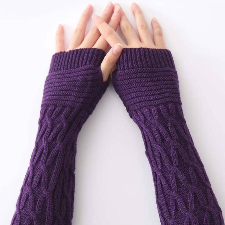 WINTER SOLID KNIT TRENDY HAND WARMERS_CWAG001 for wholesale by ACCITY