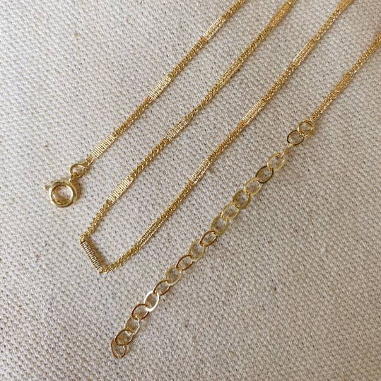 GoldFi - Wholesale Face/Body Chain - 18k Gold Filled Belly Body Chain1