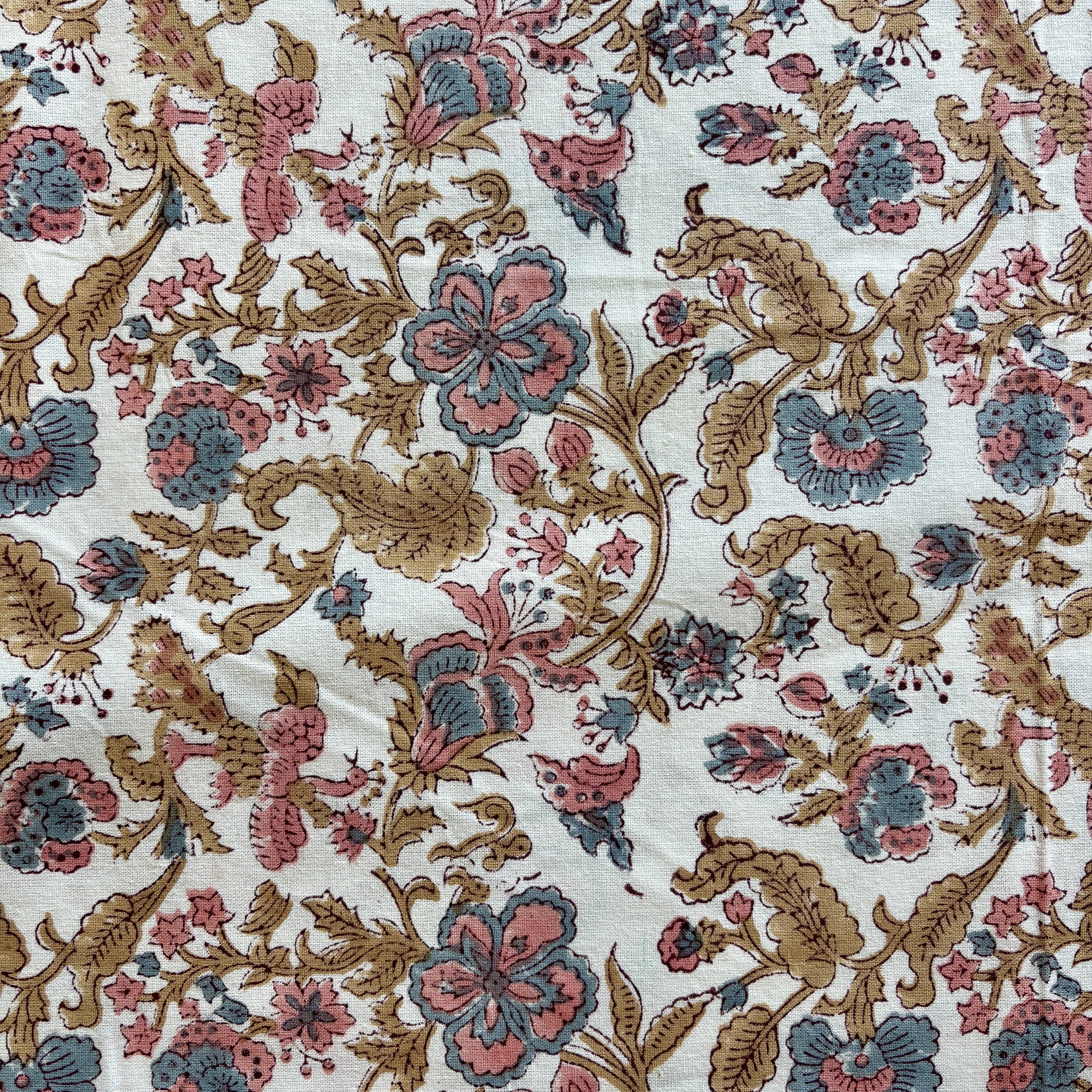 Maison Lilo - Vendita all'ingrosso Tovaglie - Tovaglia "Cheverny" cotone stampato a mano blockprint 150 x 220 cm1