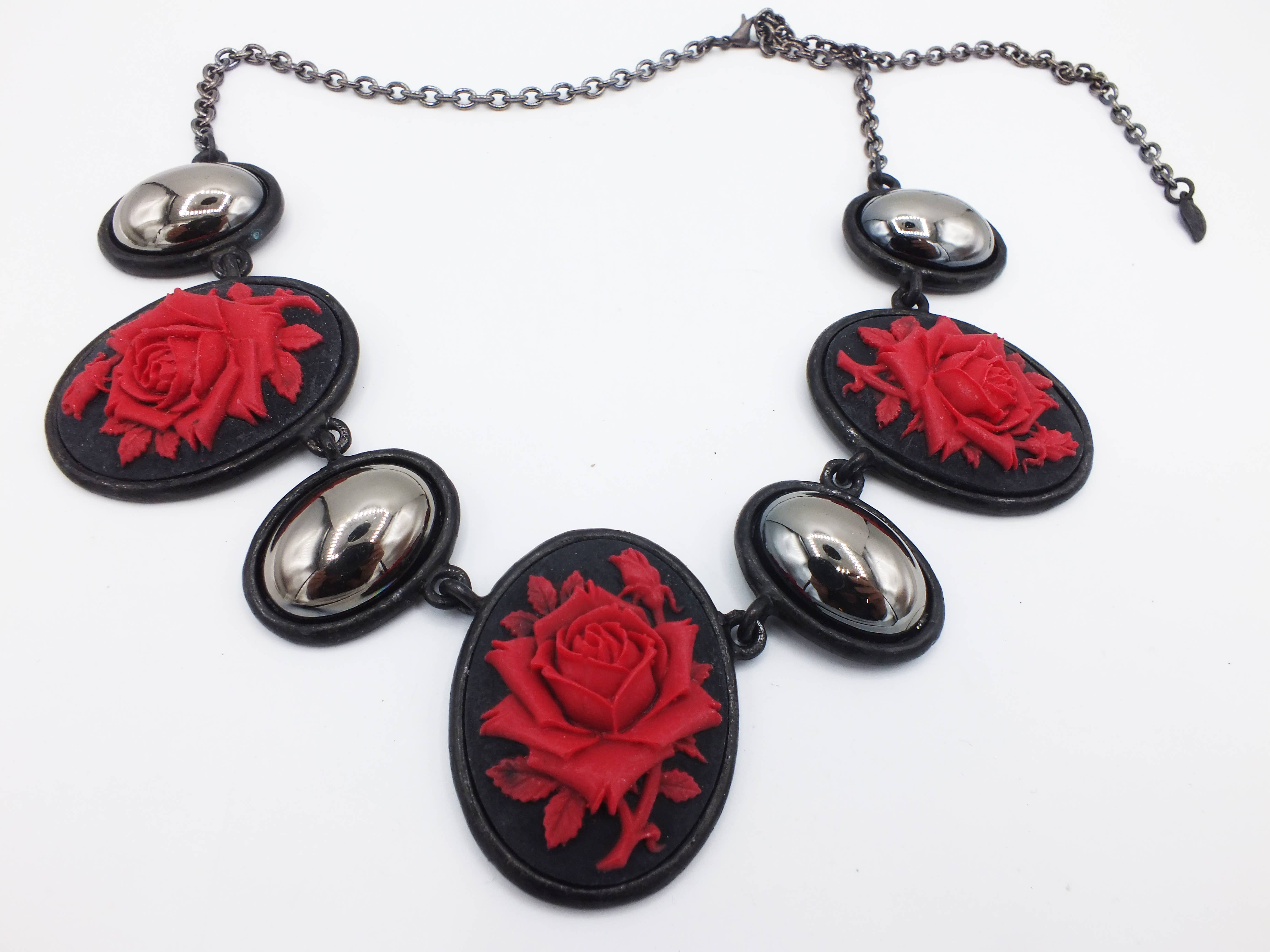 Fizz - Wholesale Pendant/Charm Necklace - Seven Cabochon "Grand" Necklace10