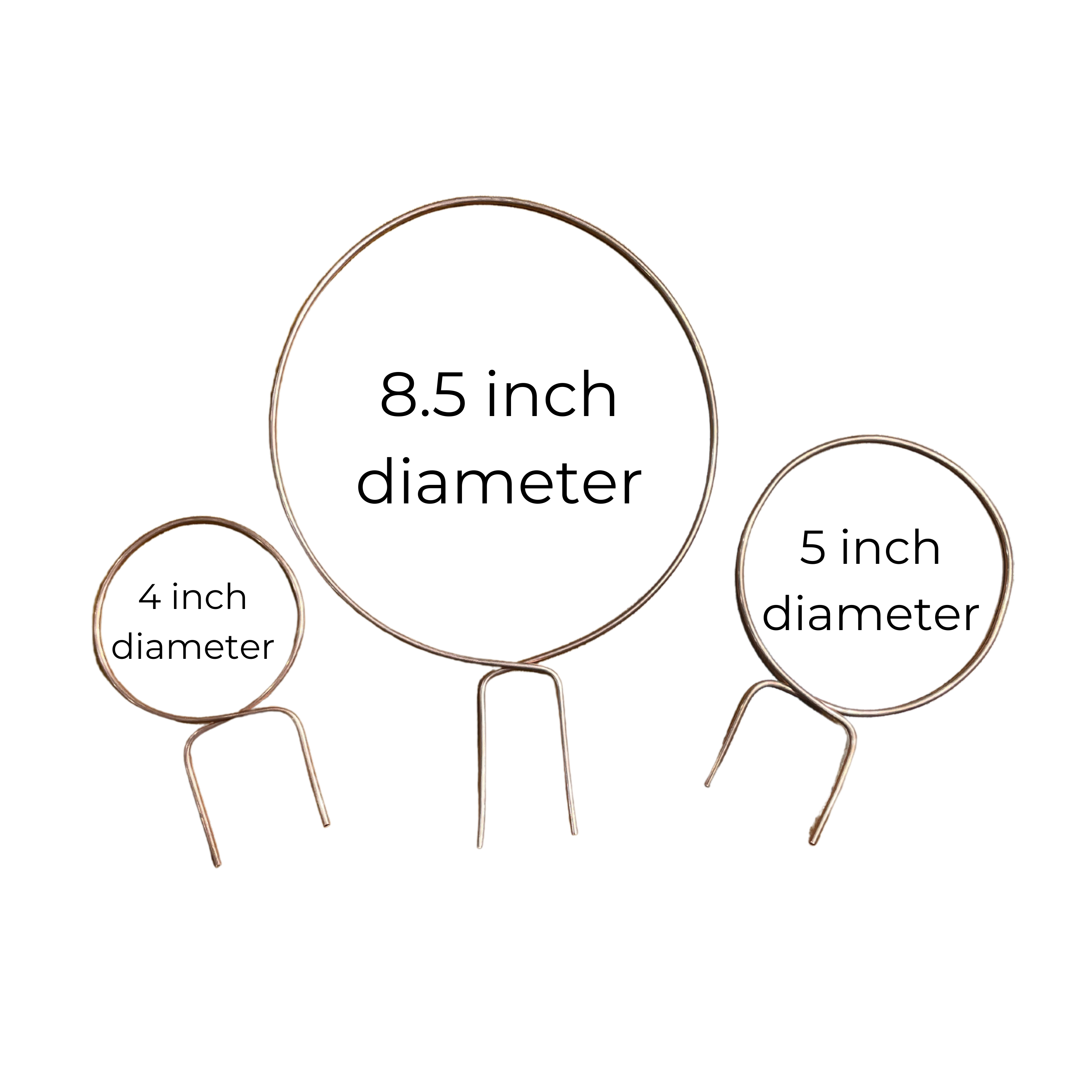 Above The Soil - Vente Treillis - Treillis pour plantes Copper Endless Circle - 3 tailles !2