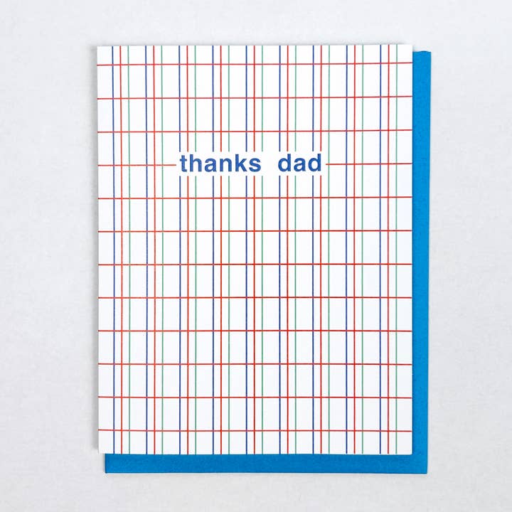 Carte de vœux Thanks Dad pour la vente par Xenia Taler