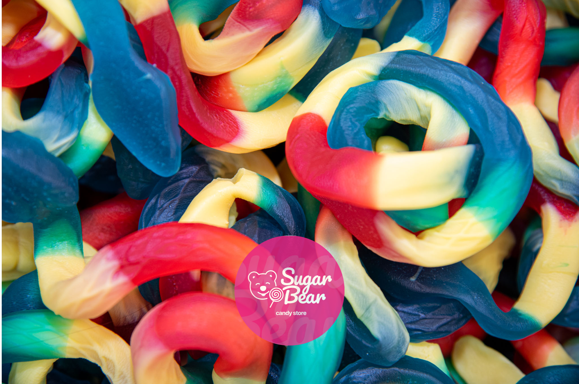 Sugar Bear Candy - Vendita all'ingrosso Caramelle gommose - Serpenti a sonagli gommosi giganti1